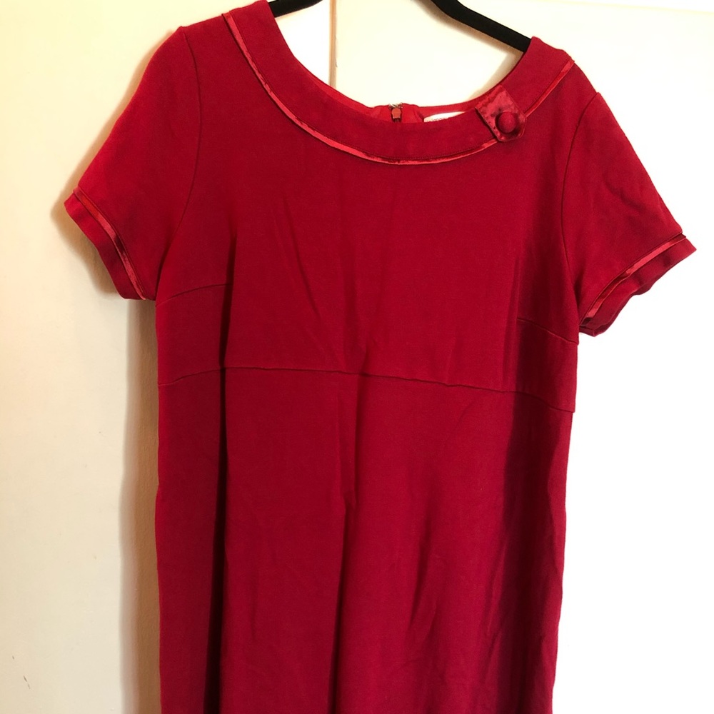 Liz Lange maternity red maternity dress